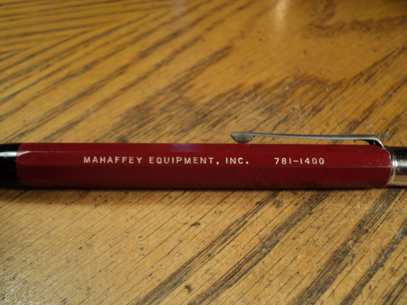 Vintage Autopoint Mechanical Pencil Advertising Mahaffey Equipment Inc.