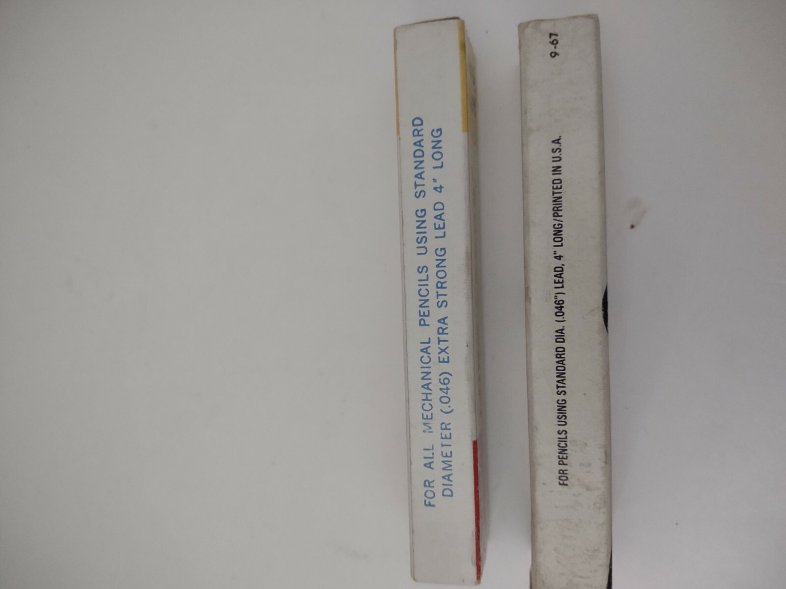 2 Boxes of Scripto No. E550 RED Long Leads Using Standard Diameter (.046) 4″ (d)