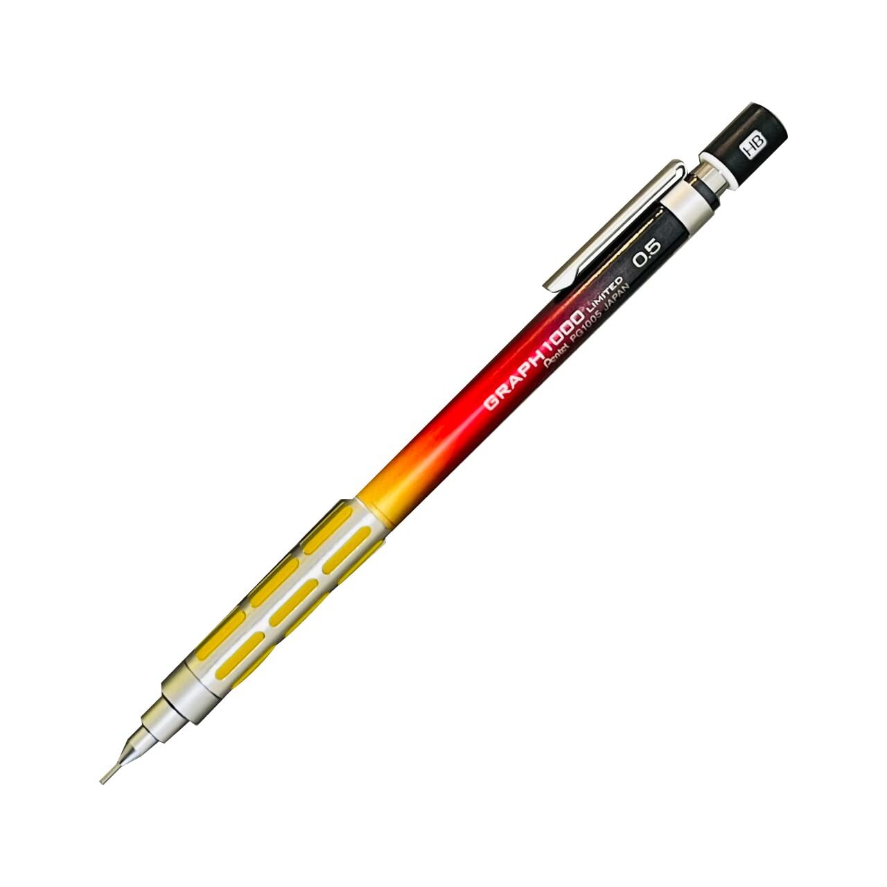Pentel Graph 1000 sharp pencil 0.5mm 2022 Korea Limited Black/Red/Yellow