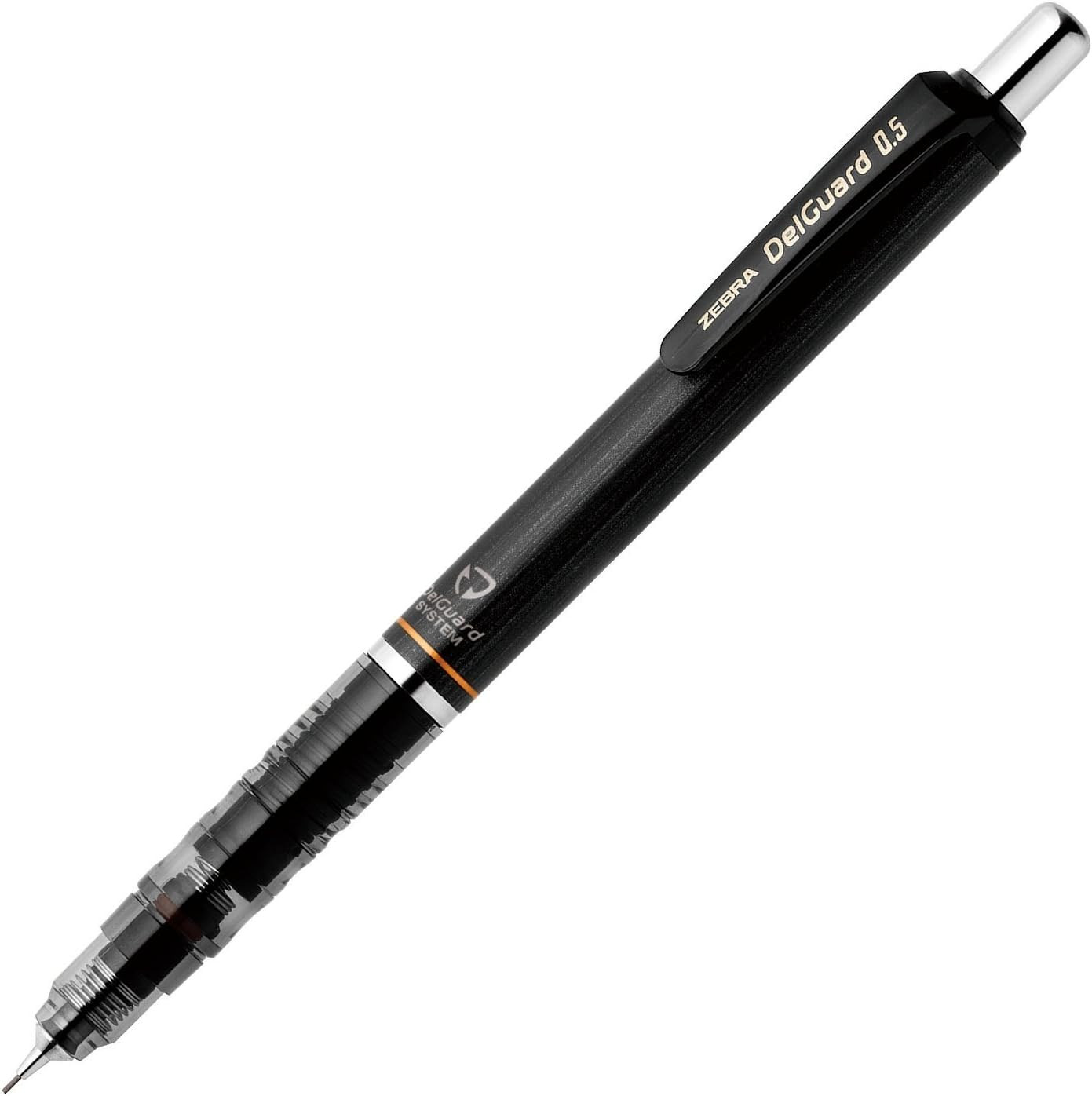 Delguard 0.5Mm Lead Mechanical Pencil, Black Body (P-MA85-BK)