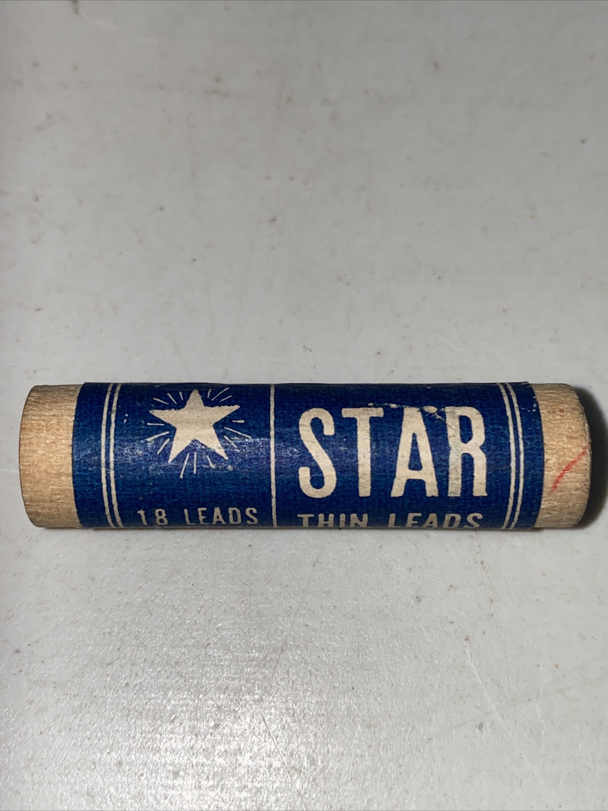 vintage wood tube pencil leads eberhard faber 3010 no 2 soft star thin New