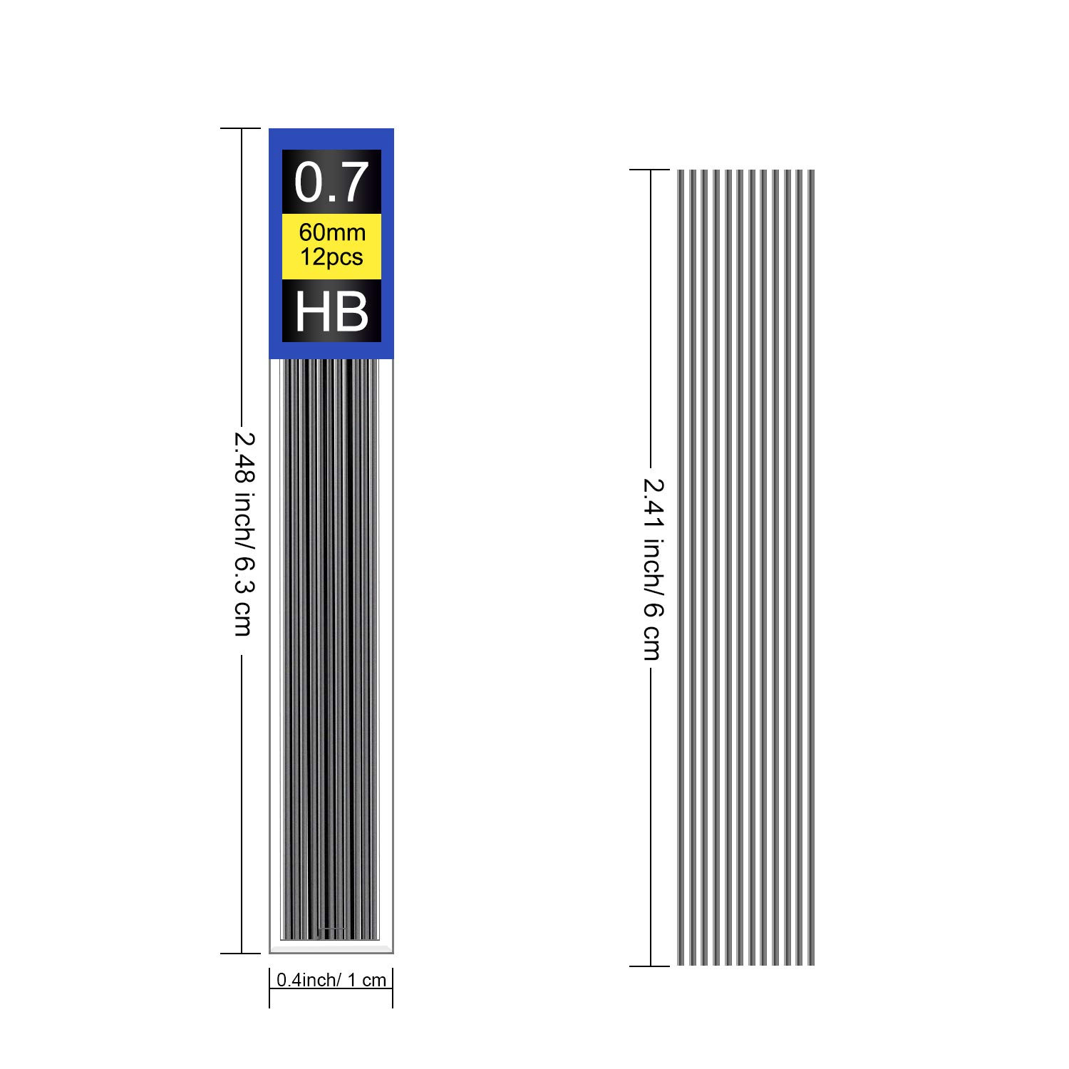 840 Pieces Lead Refills,0.7 mm HB,Break Resistant Mechanical Pencil Refills,7…