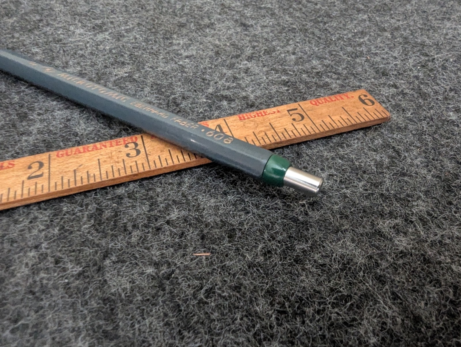 Vintage Eberhard Faber Microtomic 608 Mechanical Pencil Metal USA JM