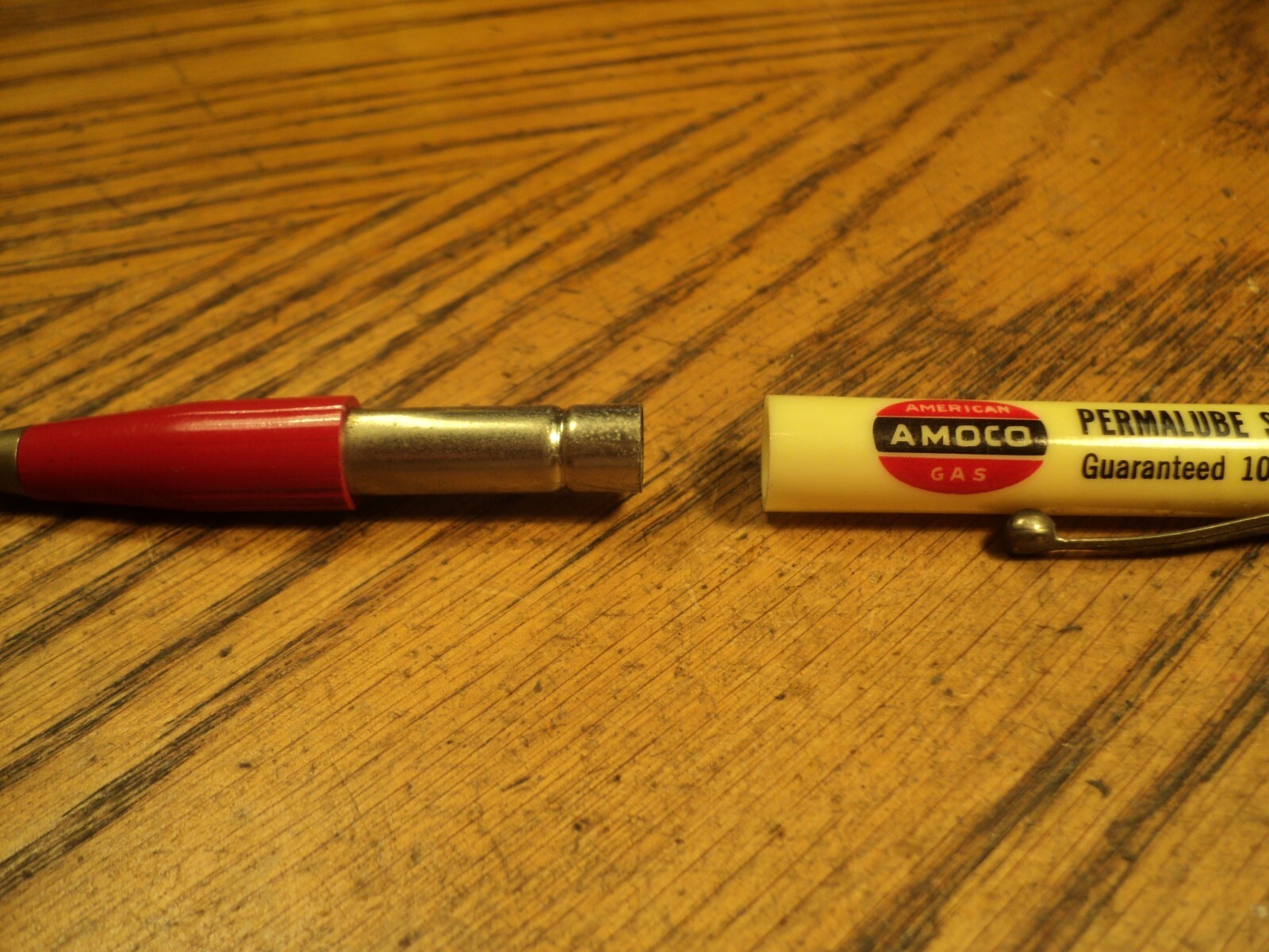 Vintage Ritepoint Mechanical Pencil Amoco Permalube 5-9/16″ Long Oil Cap