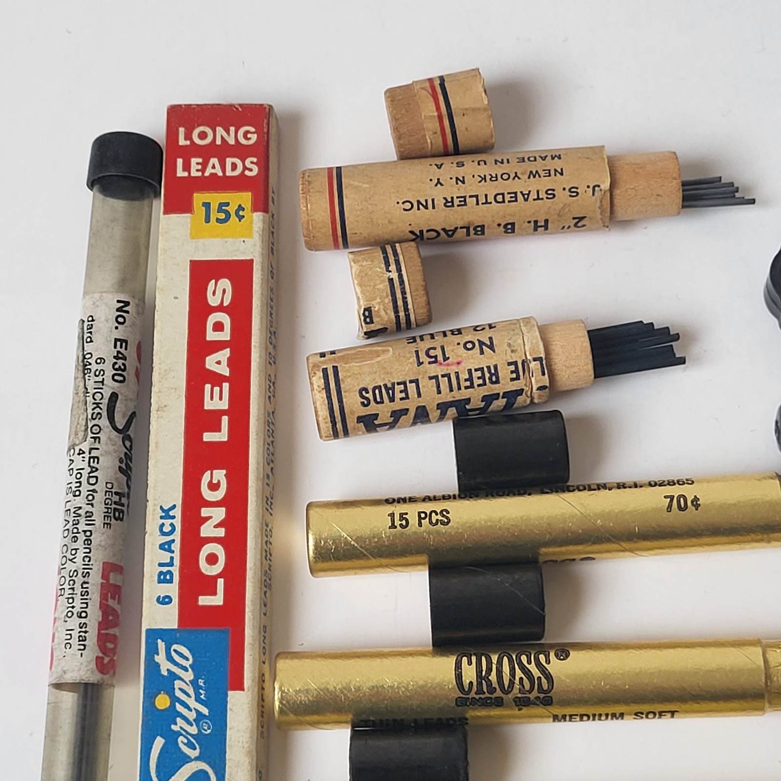 Vintage Mechanical Pencil Lead (19) Scheaffer Autopoint Eversharp Cross Scripto