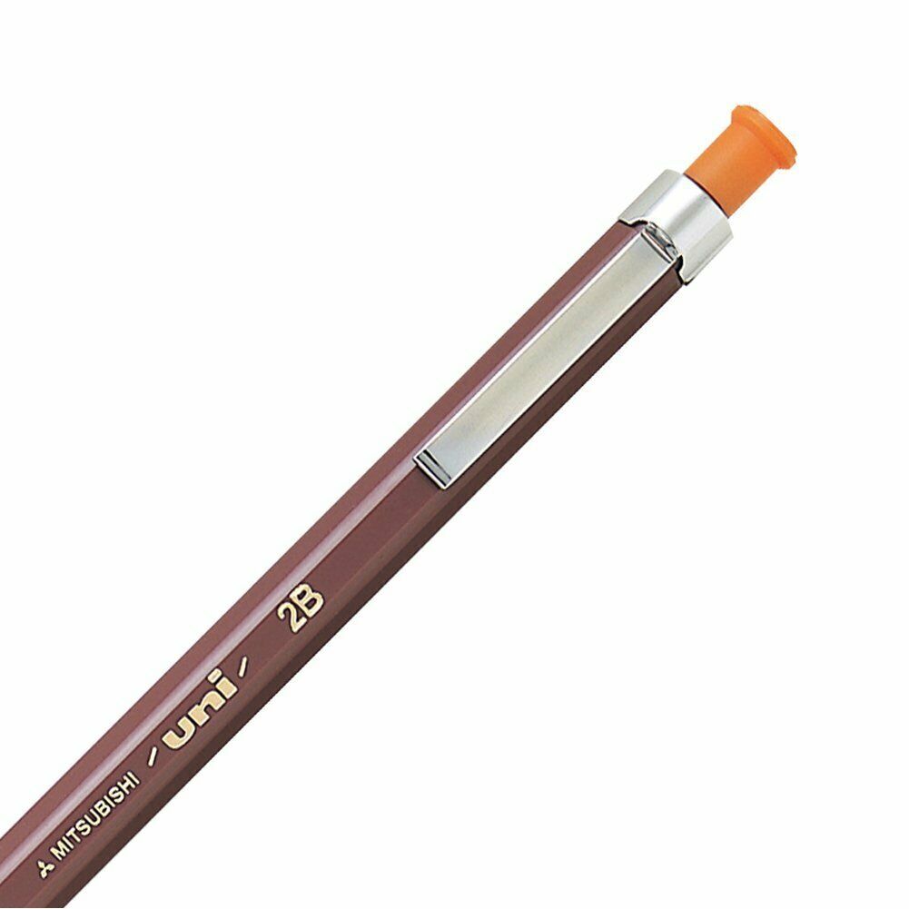 New Uni 2.0mm Lead Holder Drop Type,Mechanical Pencil 2B MH5002B from Japan