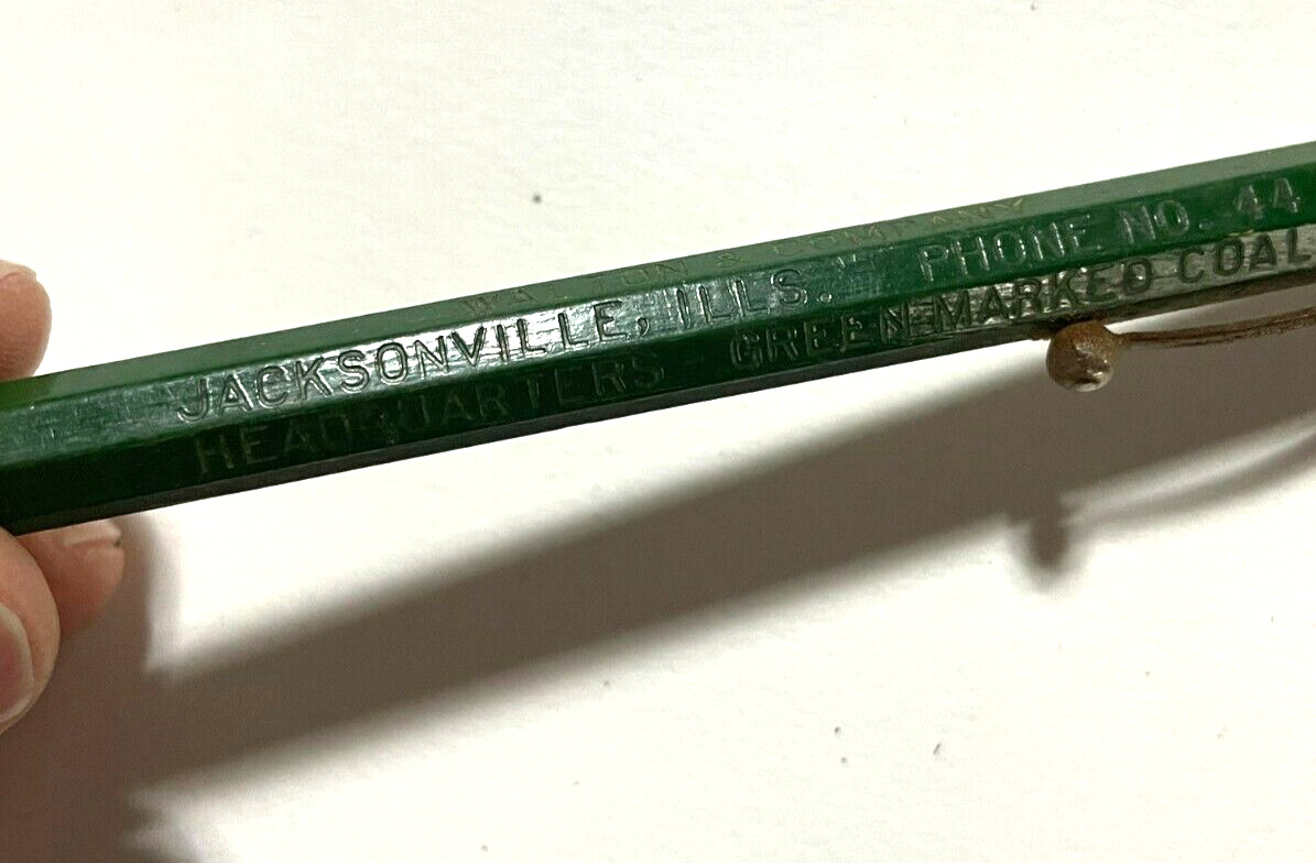 c.1930s Old Ben Coal Mine Walton Co Jacksonville IL RITE RITE Mechanical Pencil