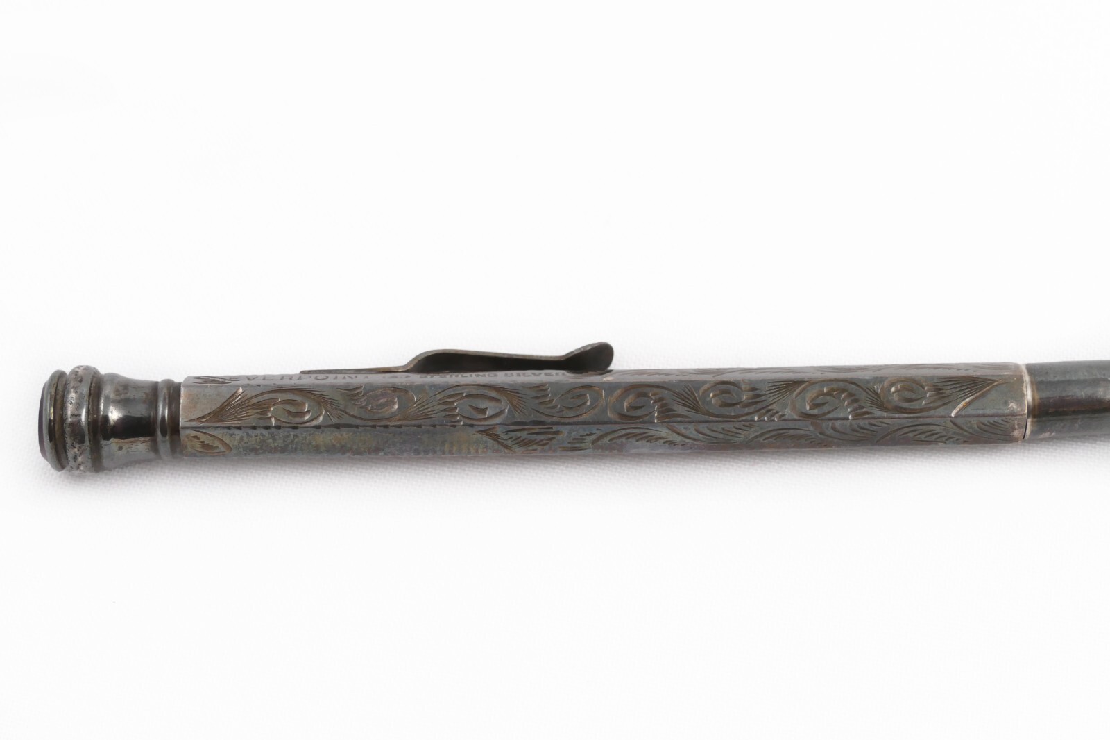 Vintage Everpoint Sterling Silver Pencil with Jewel Gem Top READ