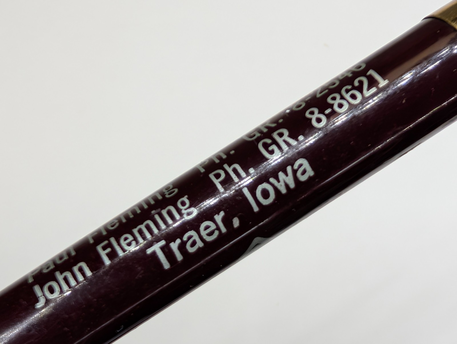 c1960s Traer Iowa Flemings Skelly Mechanical Pencil Gas Oil Paul John 1.1mm IA