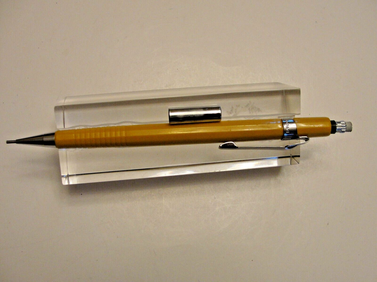 Vintage Pentel P209 Yellow Mechanical Pencil