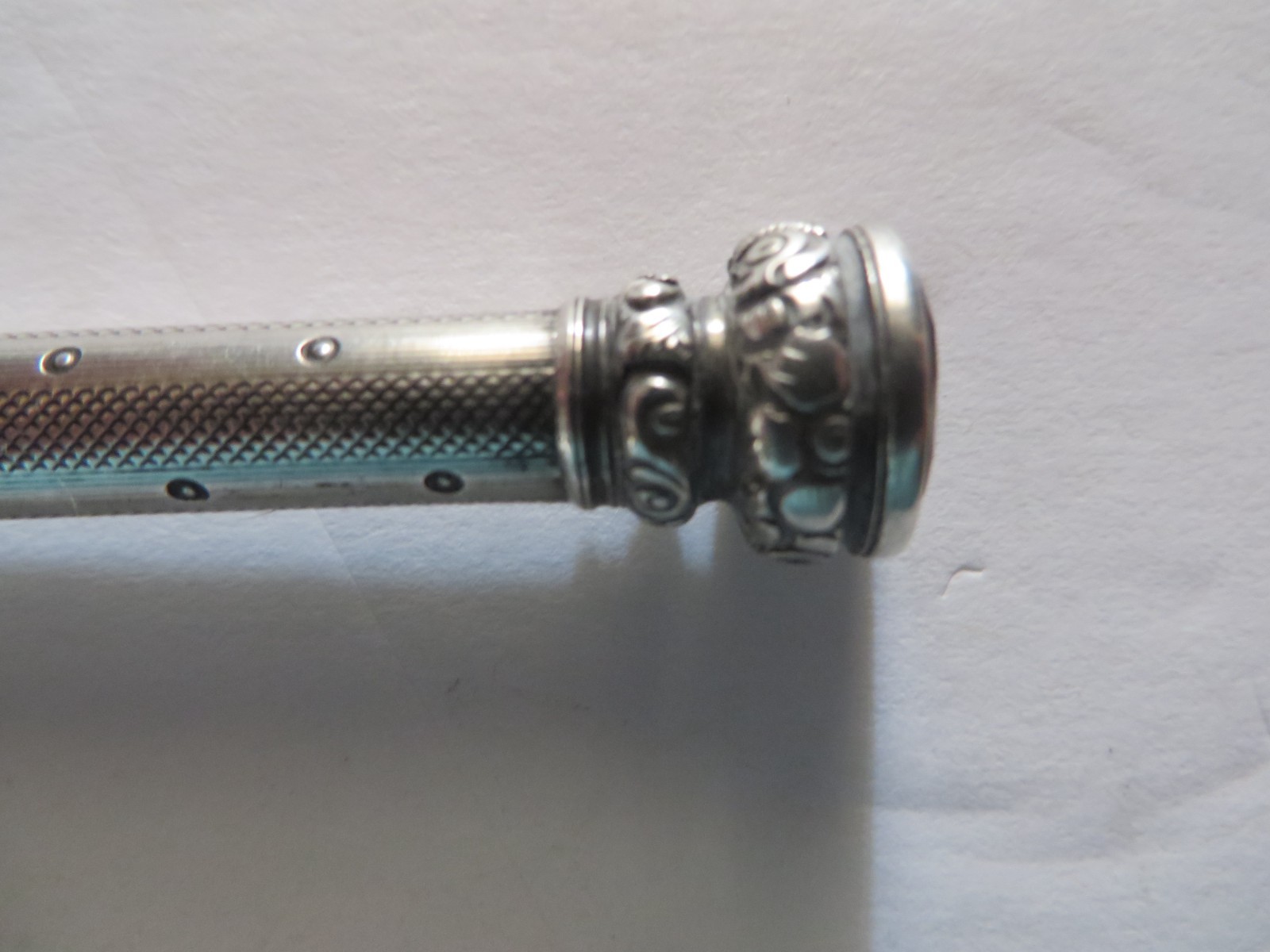 Joseph Willmore Sterling Silver Propelling Pencil Date Mark 1831-2 Birmingham