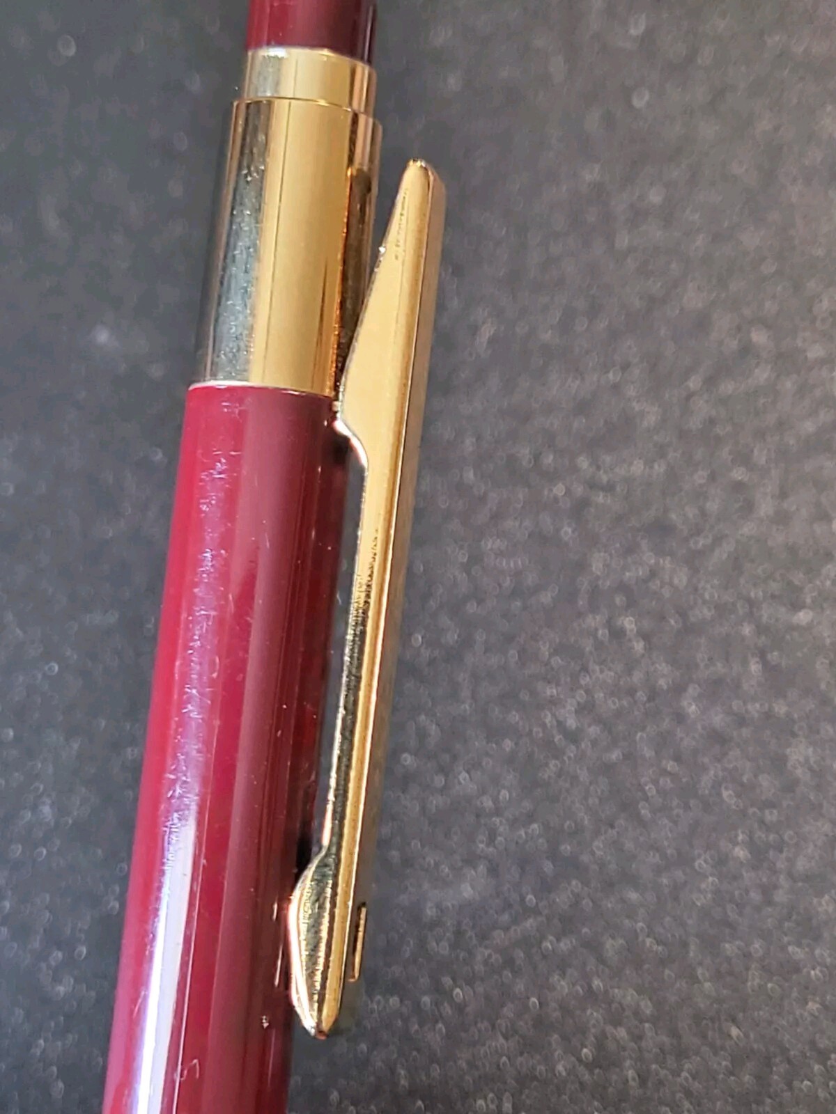 Rare Discontinued Export model Pentel clicsharp PC355 0.5mm Cranberry Gold JAPAN