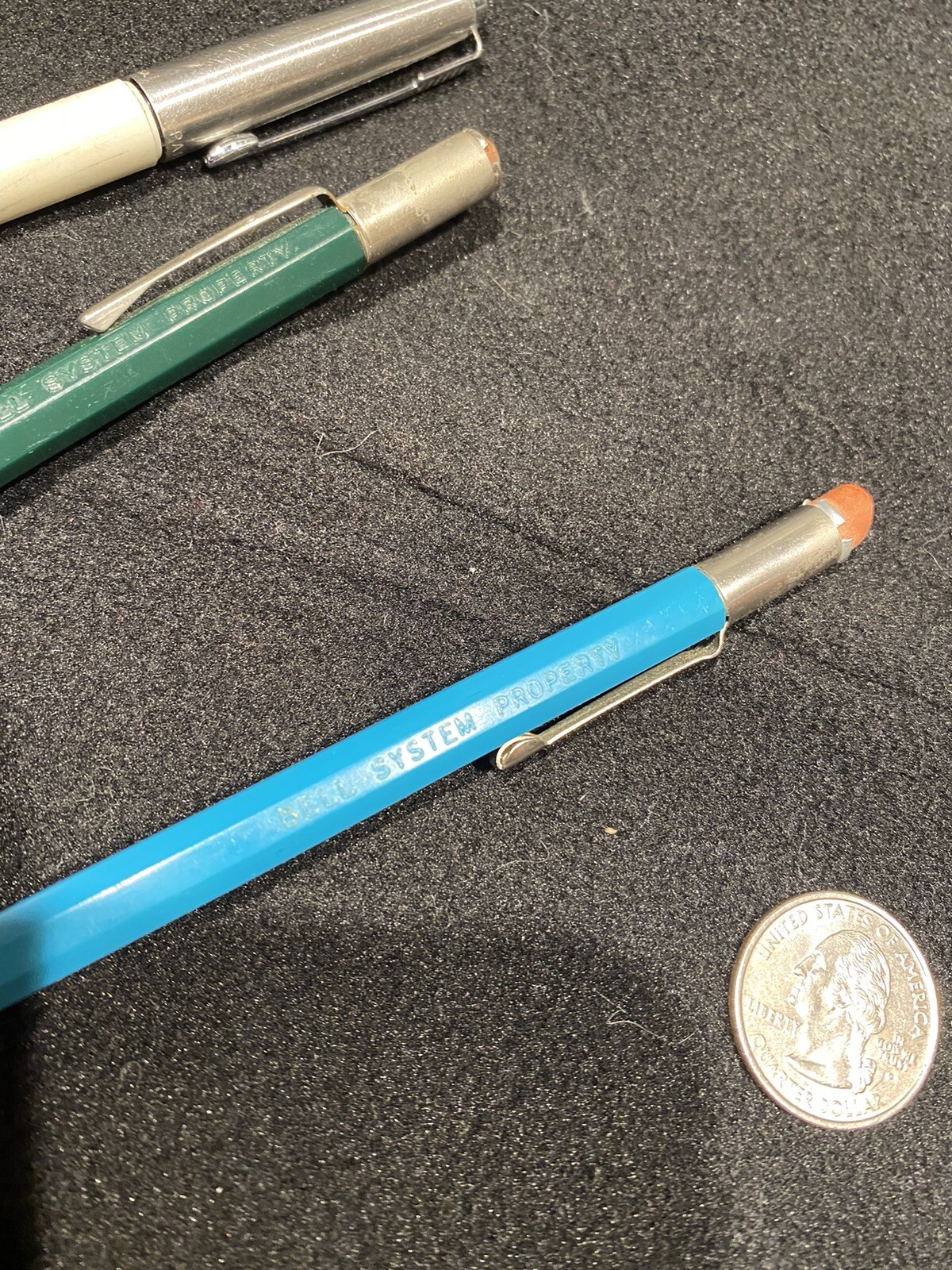 Vintage Advertising Mechanical Pencils parker ,autopoint ,durolite Bell Tel
