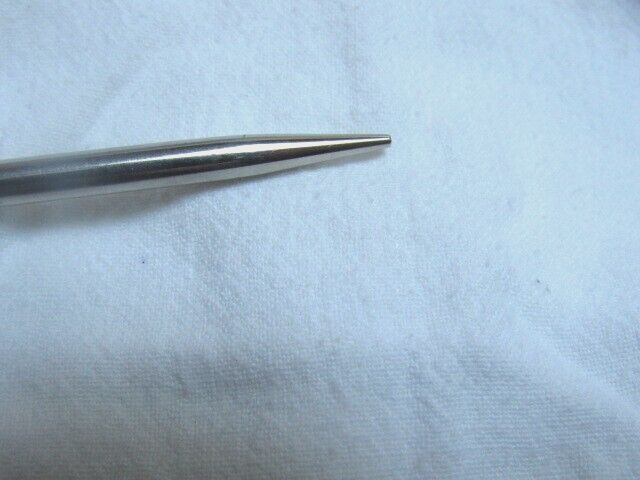 USA Redipoint Silver Metal Chatelaine 4” Skinny Mechanical Pencil Works
