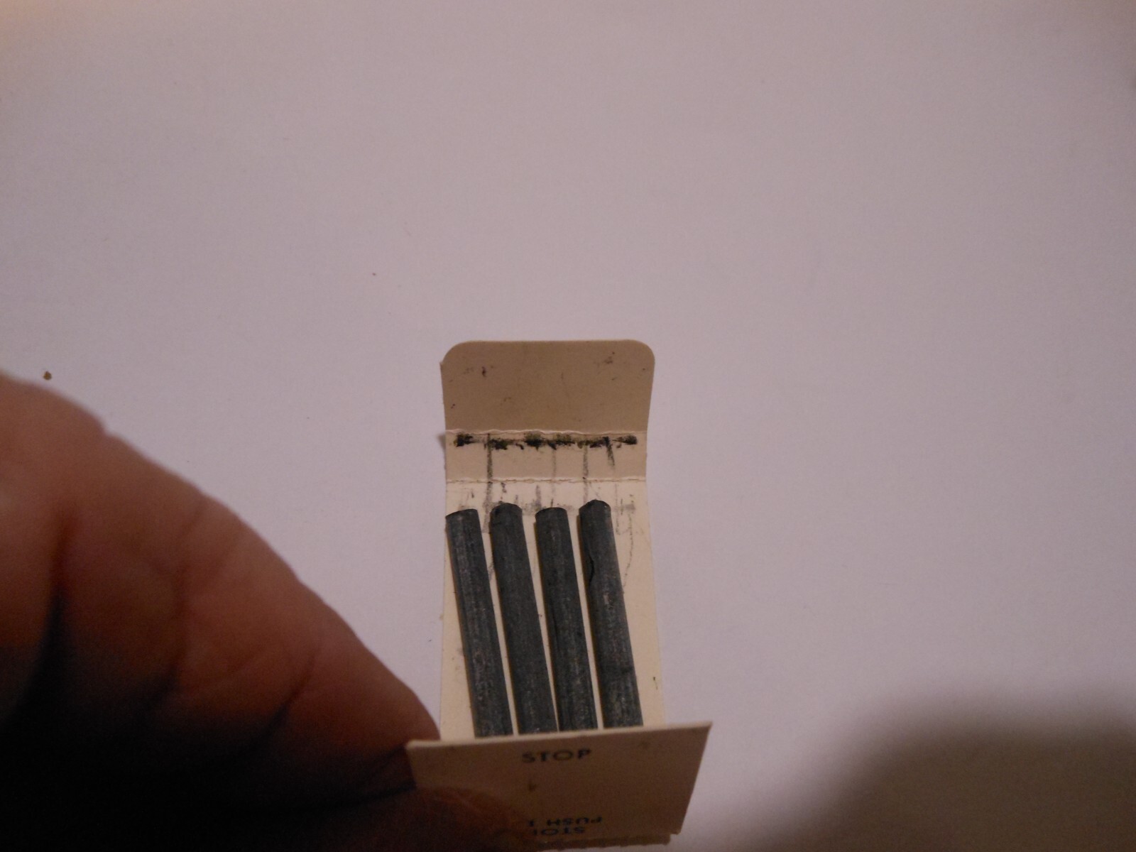 Vintage Listo Marking Pencil Large Size Leads Black No. 162-4 Pieces